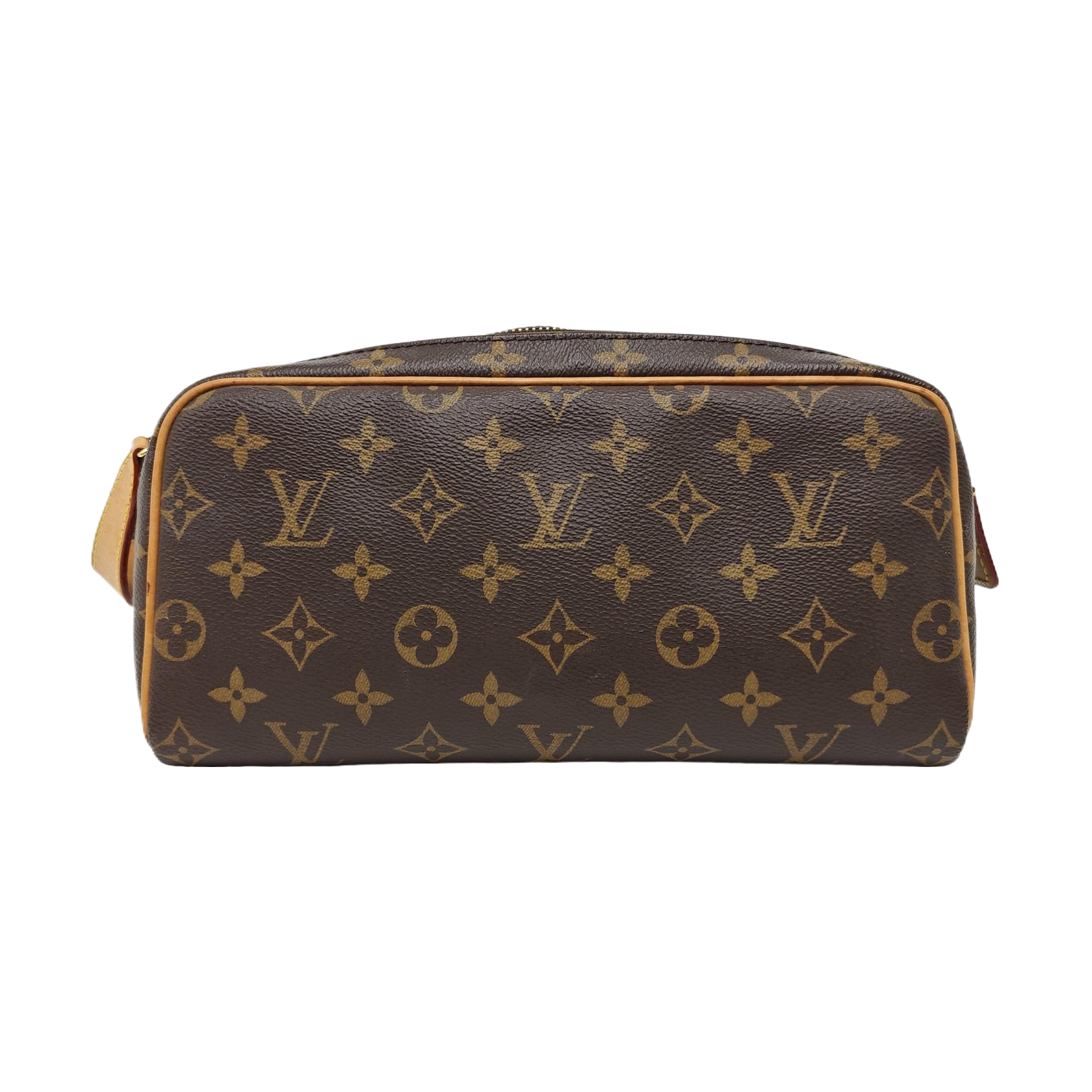 DOPP Monogram Coated Canvas Brown