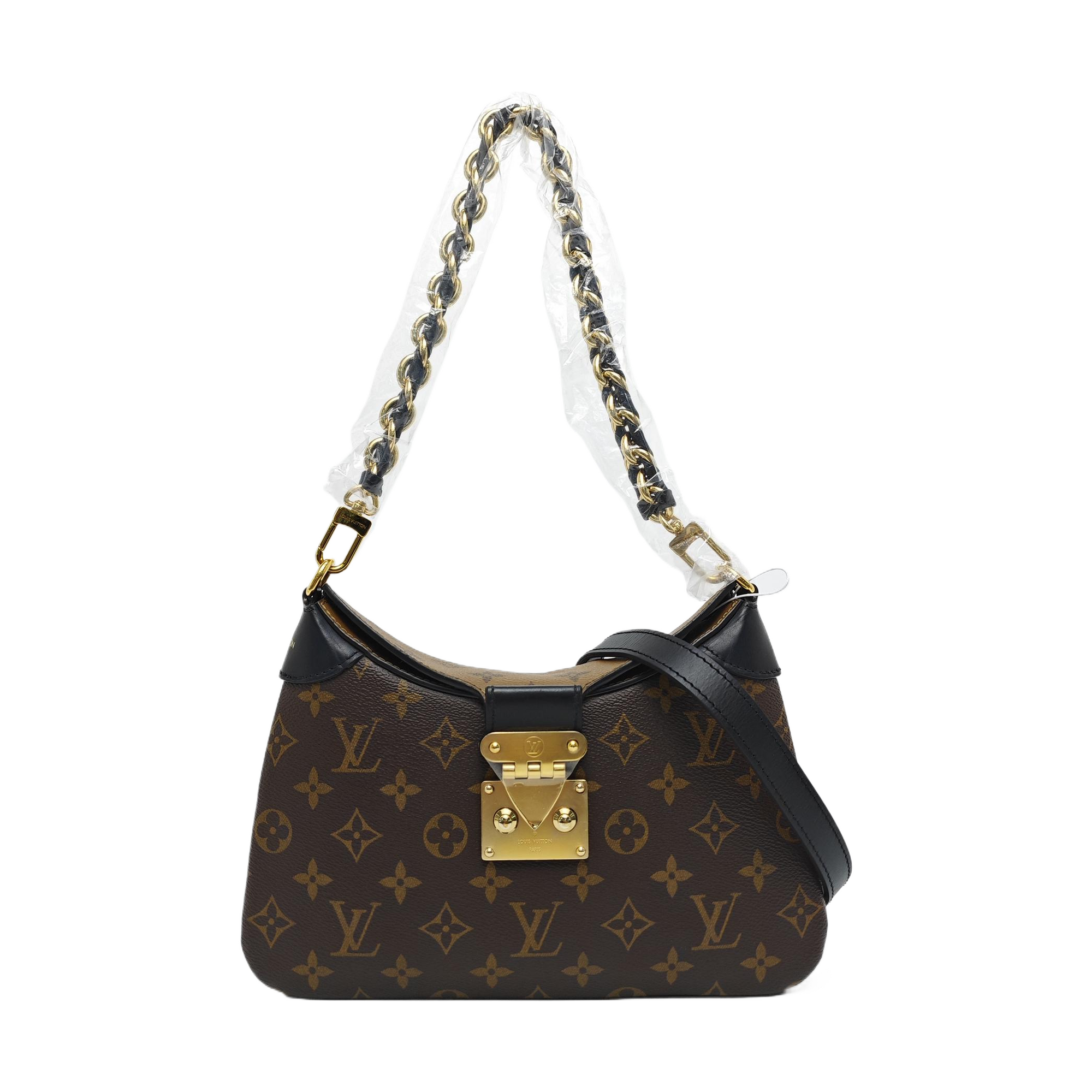 TWINNY Monogram Coated Canvas Brown