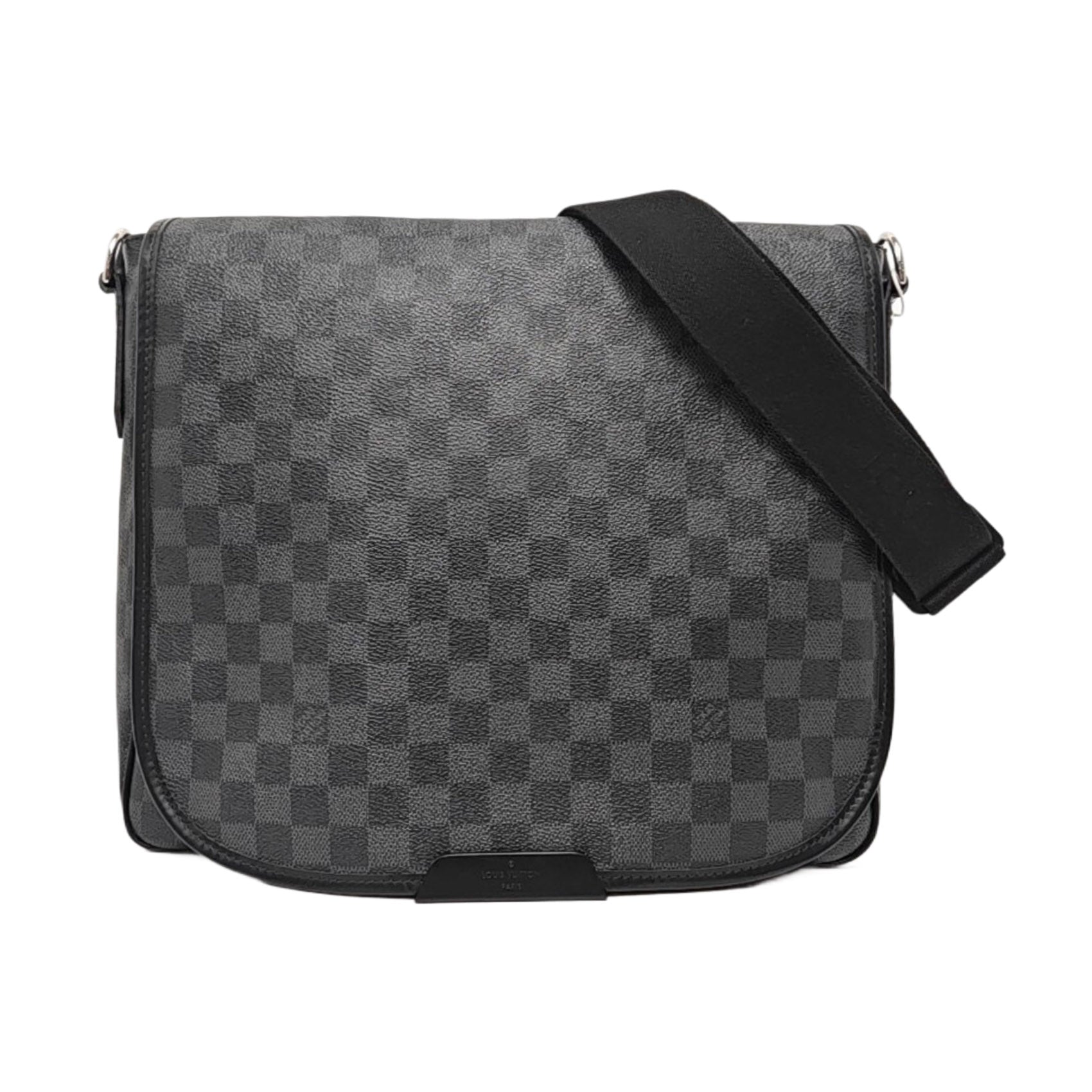 DANIEL MM Damier Graphite Coated Canvas Gray