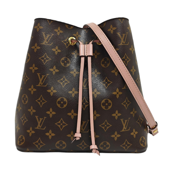 NÉONOÉ MM Monogram Coated Canvas Brown