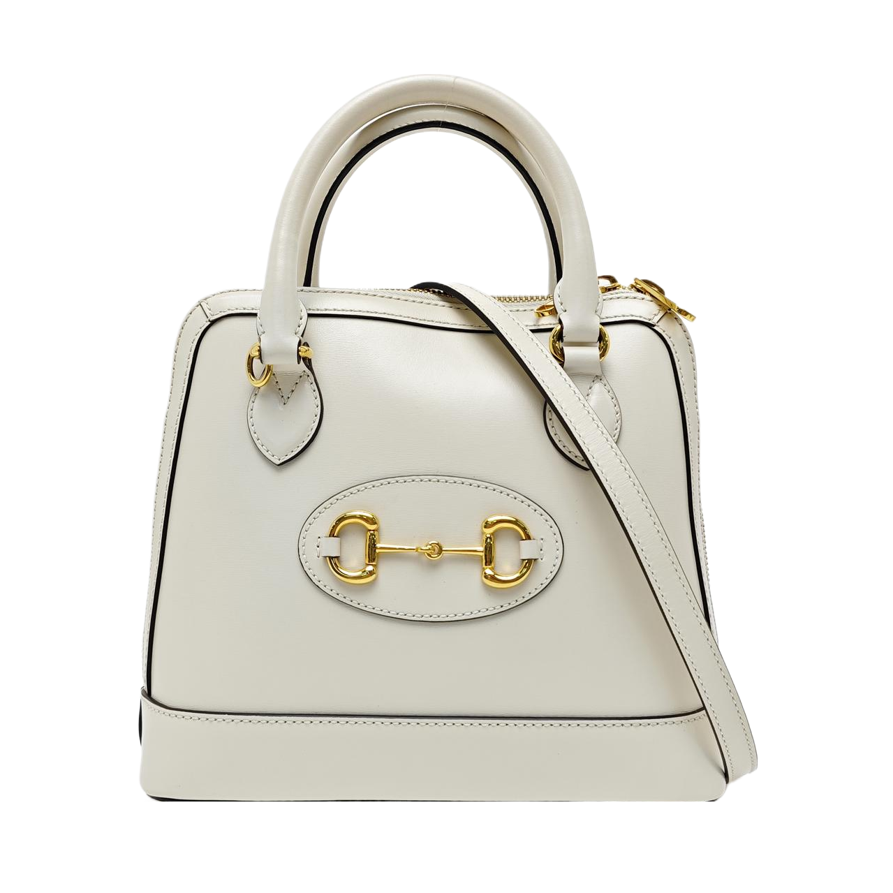 Horsebit 1955 Small Calfskin White