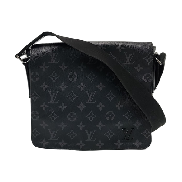 DISTRICT PM Monogram Coated Canvas Gray