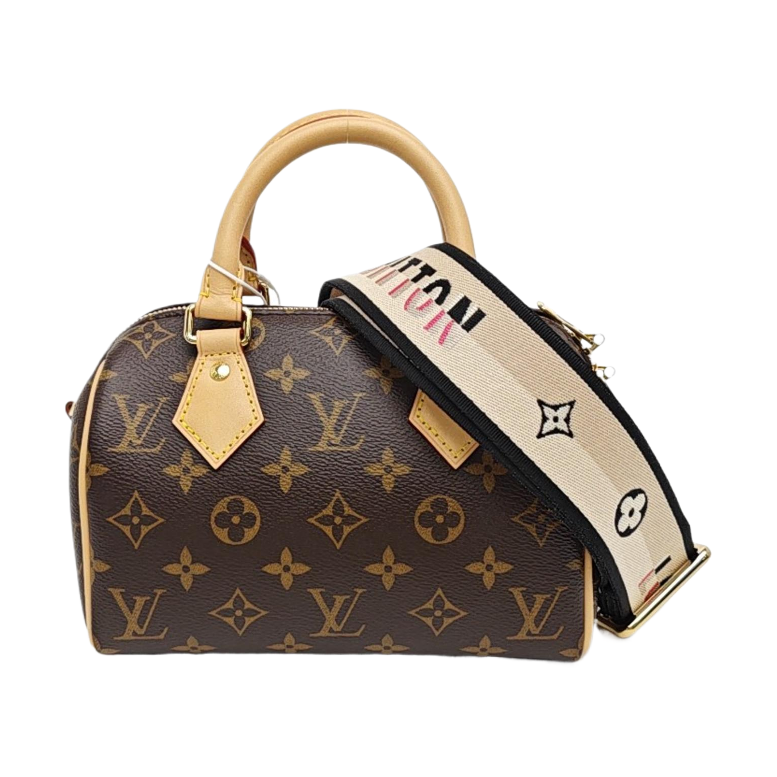 SPEEDY 20 Monogram Coated Canvas Brown