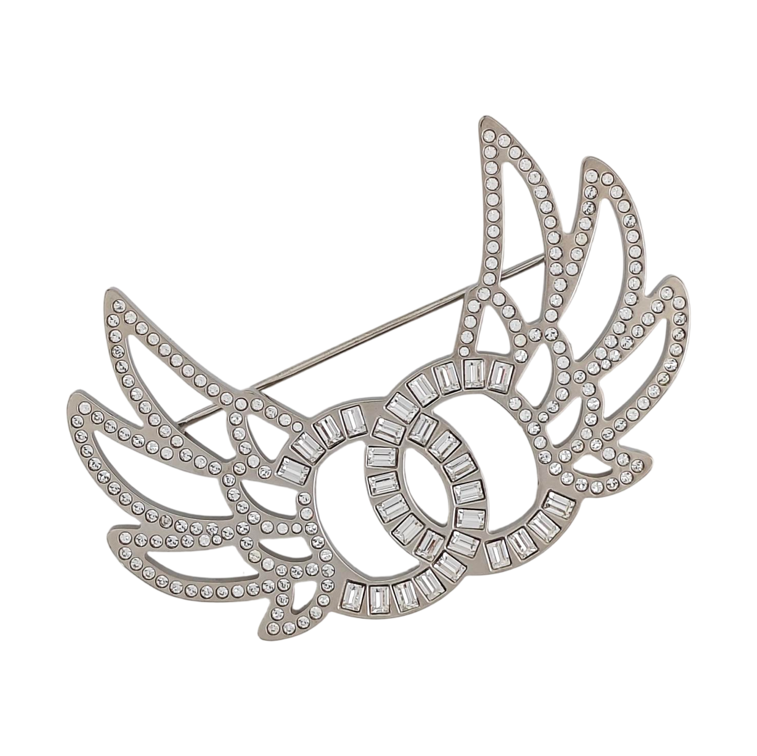 Metal Silver Brooch