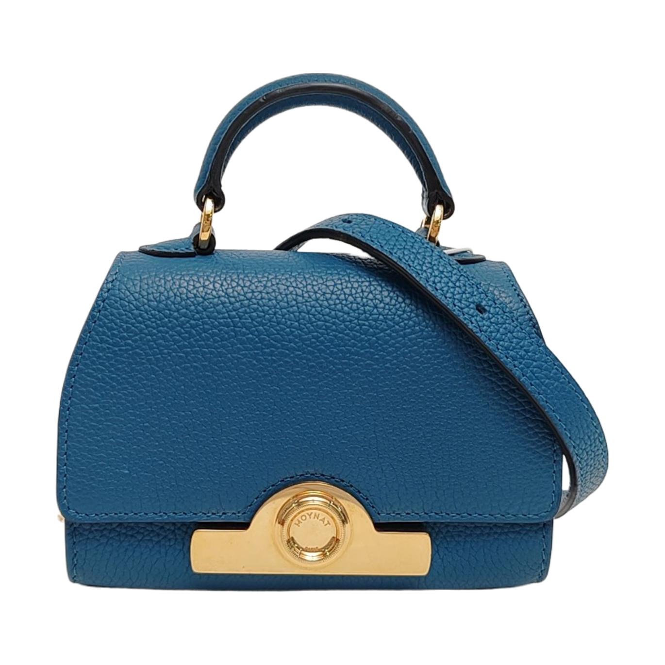 Calfskin Shoulder Bag Mini Blue