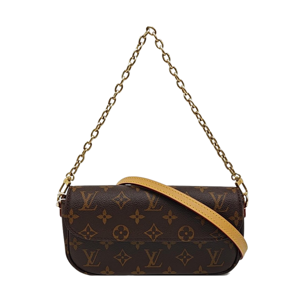 IVY Monogram Coated Canvas Brown