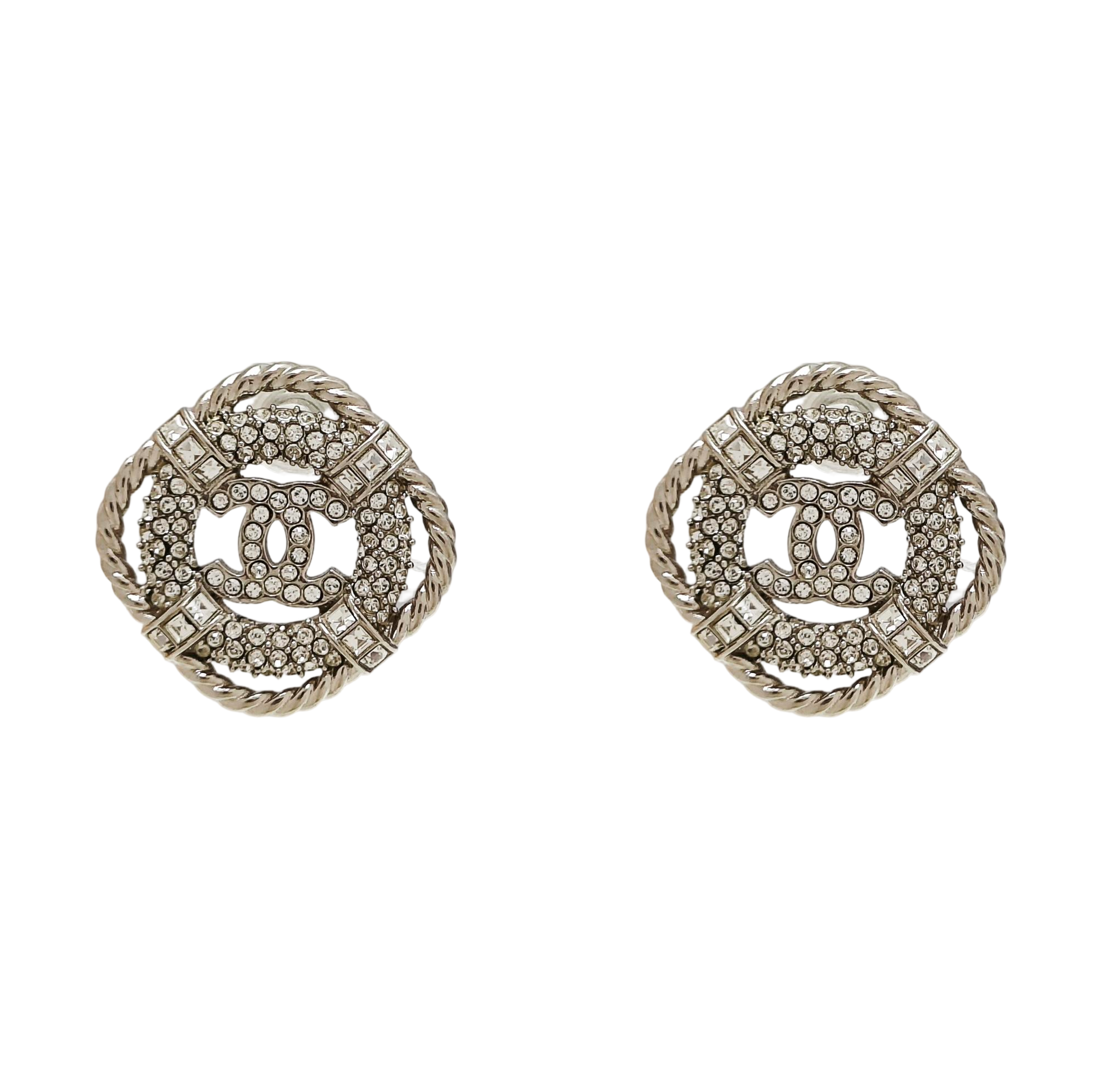 Metal Silver Stud Earrings