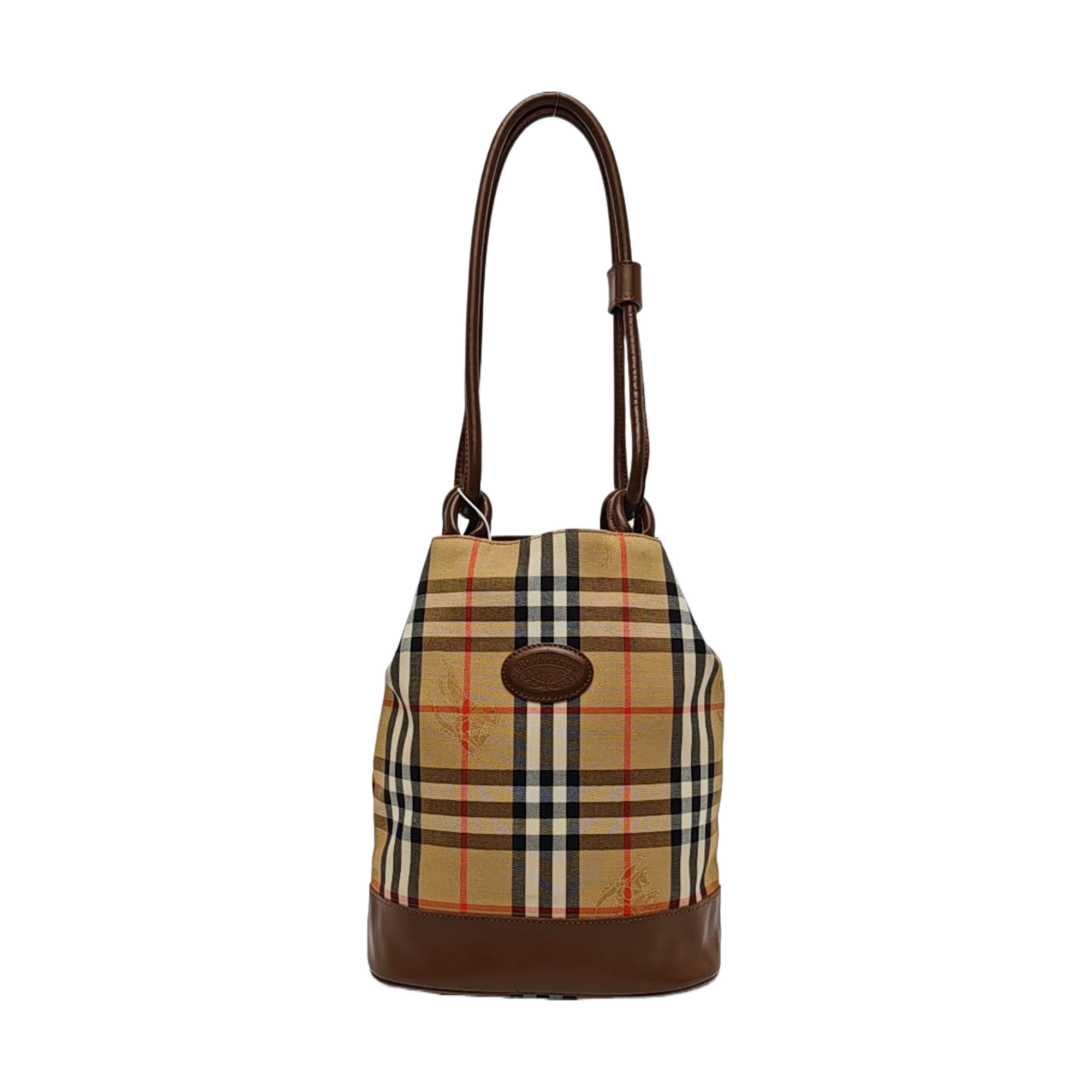 Canvas Bucket Bag Beige