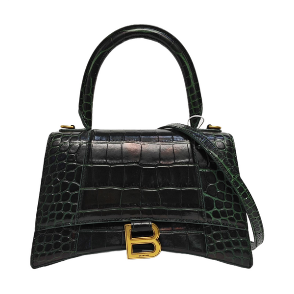 Hourglass S Calfskin Green