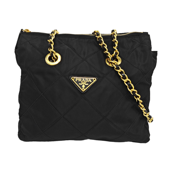 Re-Edition 1995 Chaîne Quilted Nylon Black