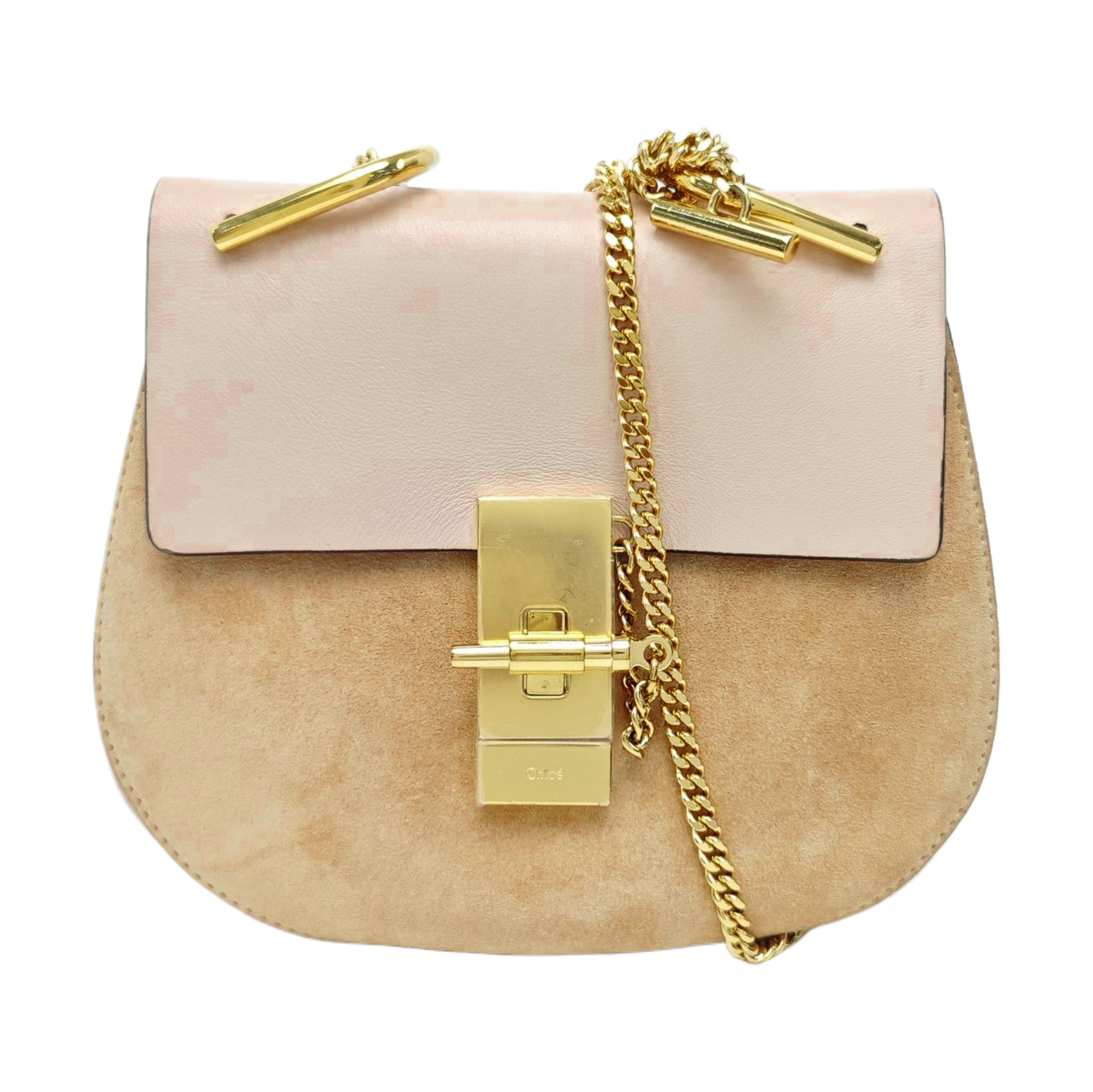 Drew Mini Calfskin Pink