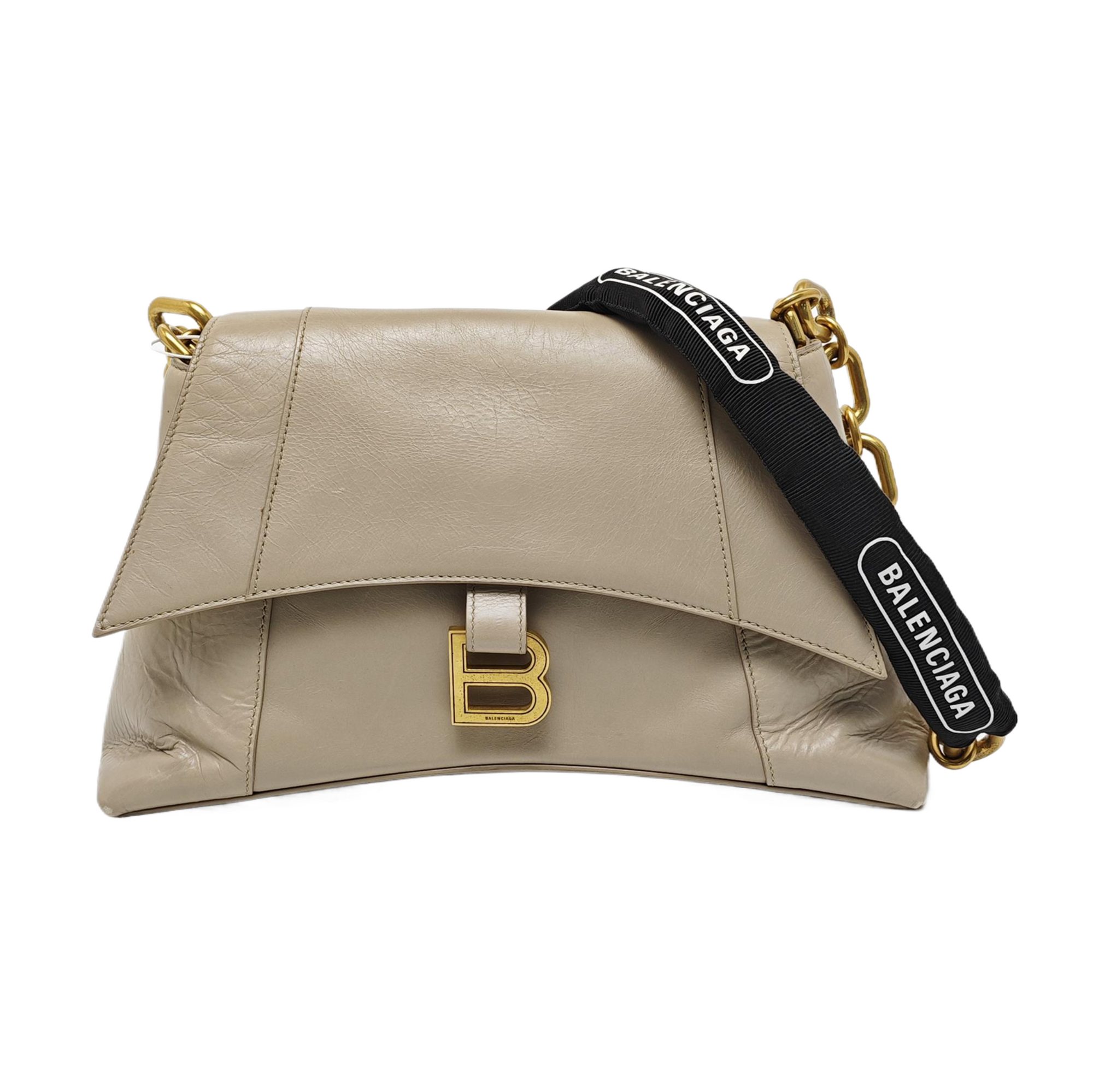 Downtown Small Calfskin Beige