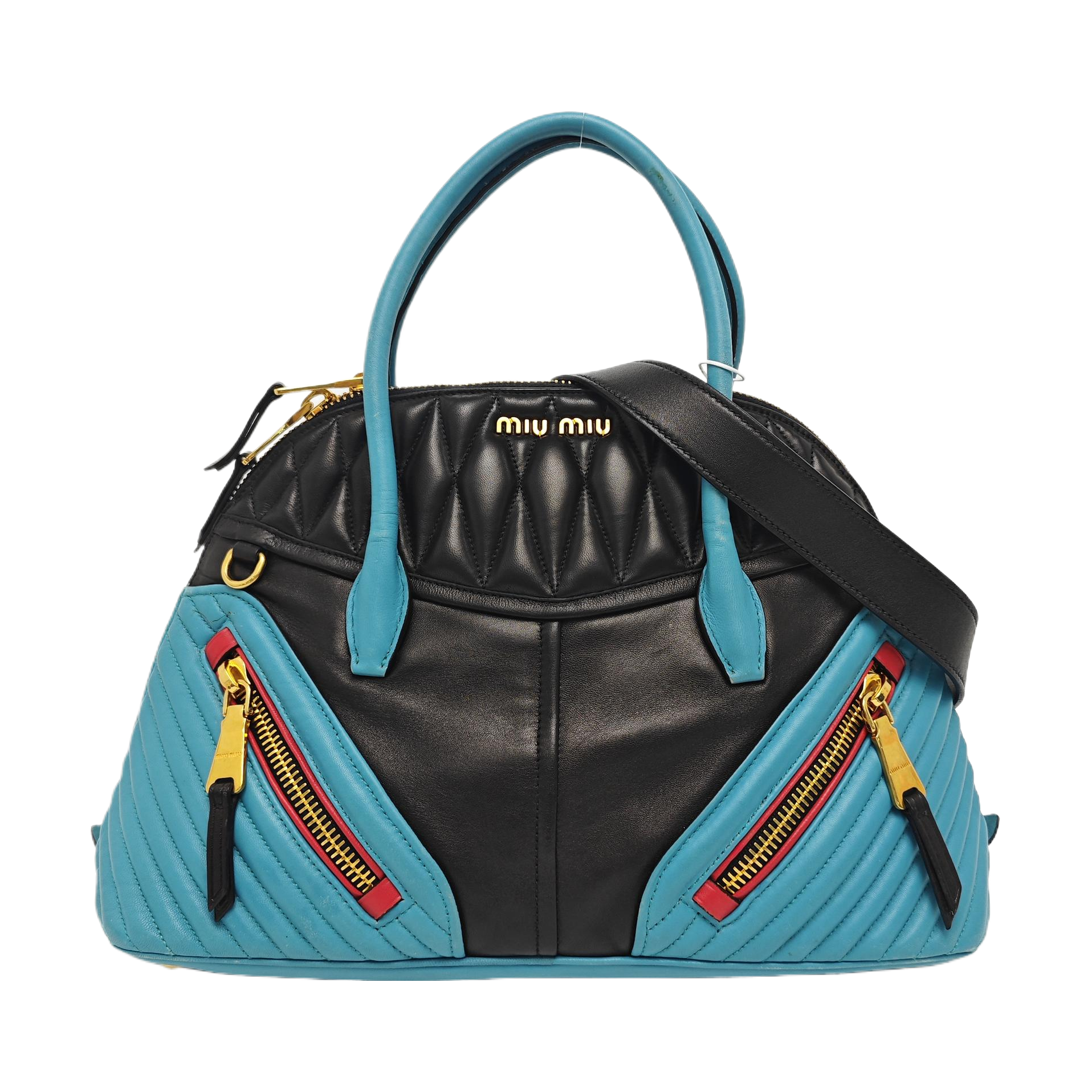 Lambskin Tote Bag Multicolor