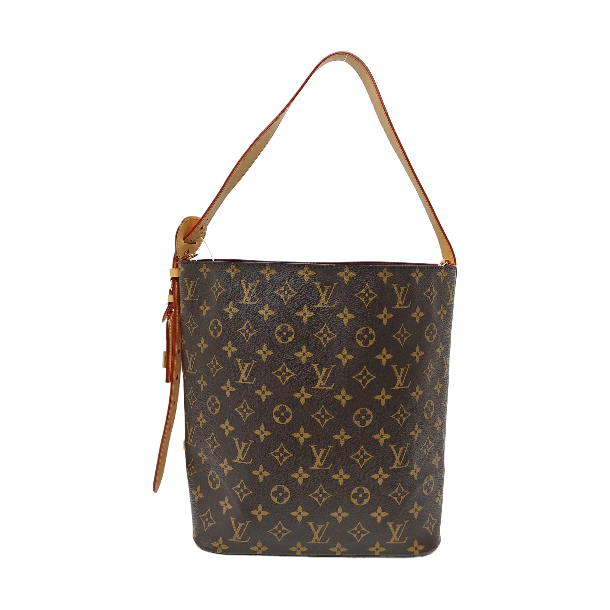 ALL IN GM Monogram Coated Canvas Brown
