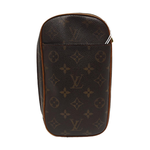 GANGE Monogram Coated Canvas Brown