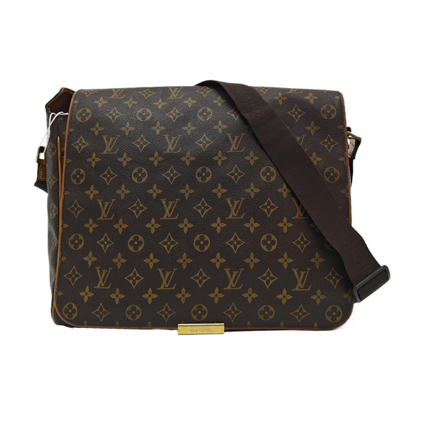 VALMY Monogram Coated Canvas Brown
