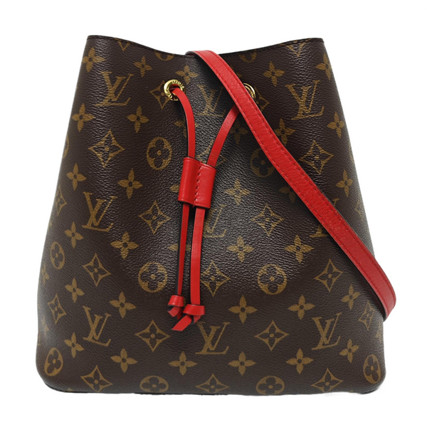 NÉONOÉ MM Monogram Coated Canvas Brown