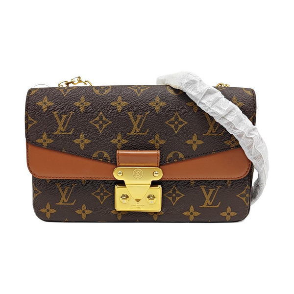MARCEAU Monogram Coated Canvas Brown