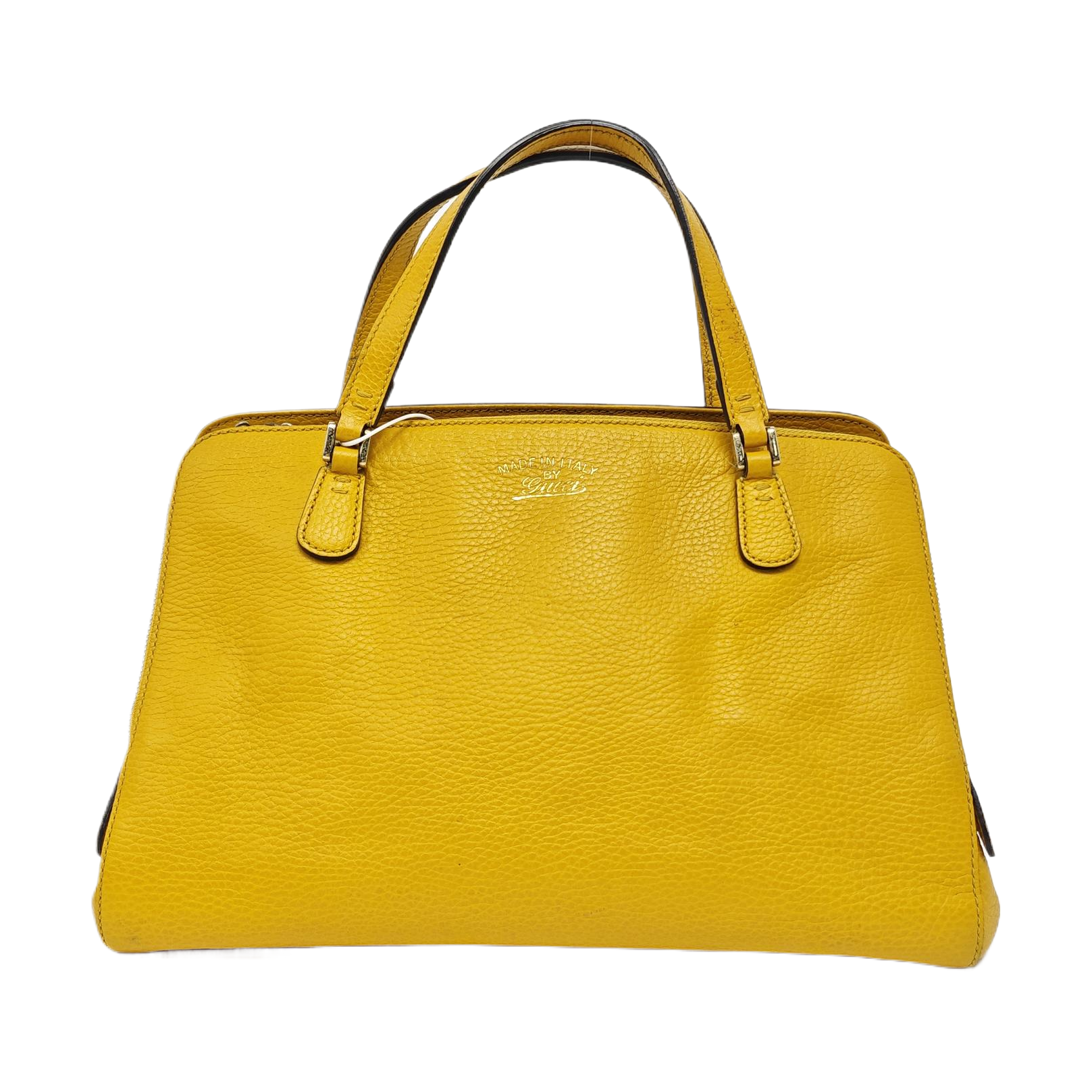 Calfskin Tote Bag Yellow