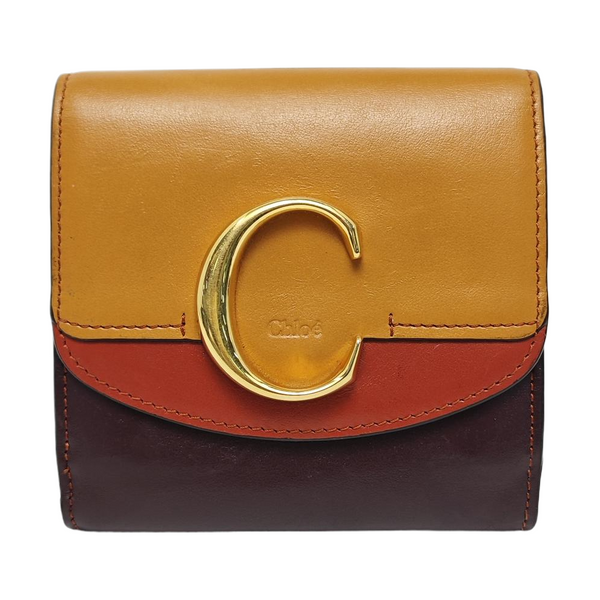 Chloé C Small Calfskin Multicolor Wallet