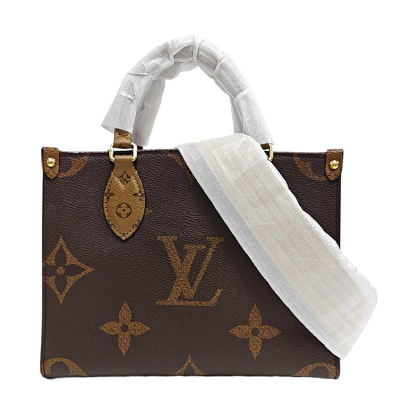 ONTHEGO PM Monogram Coated Canvas Brown