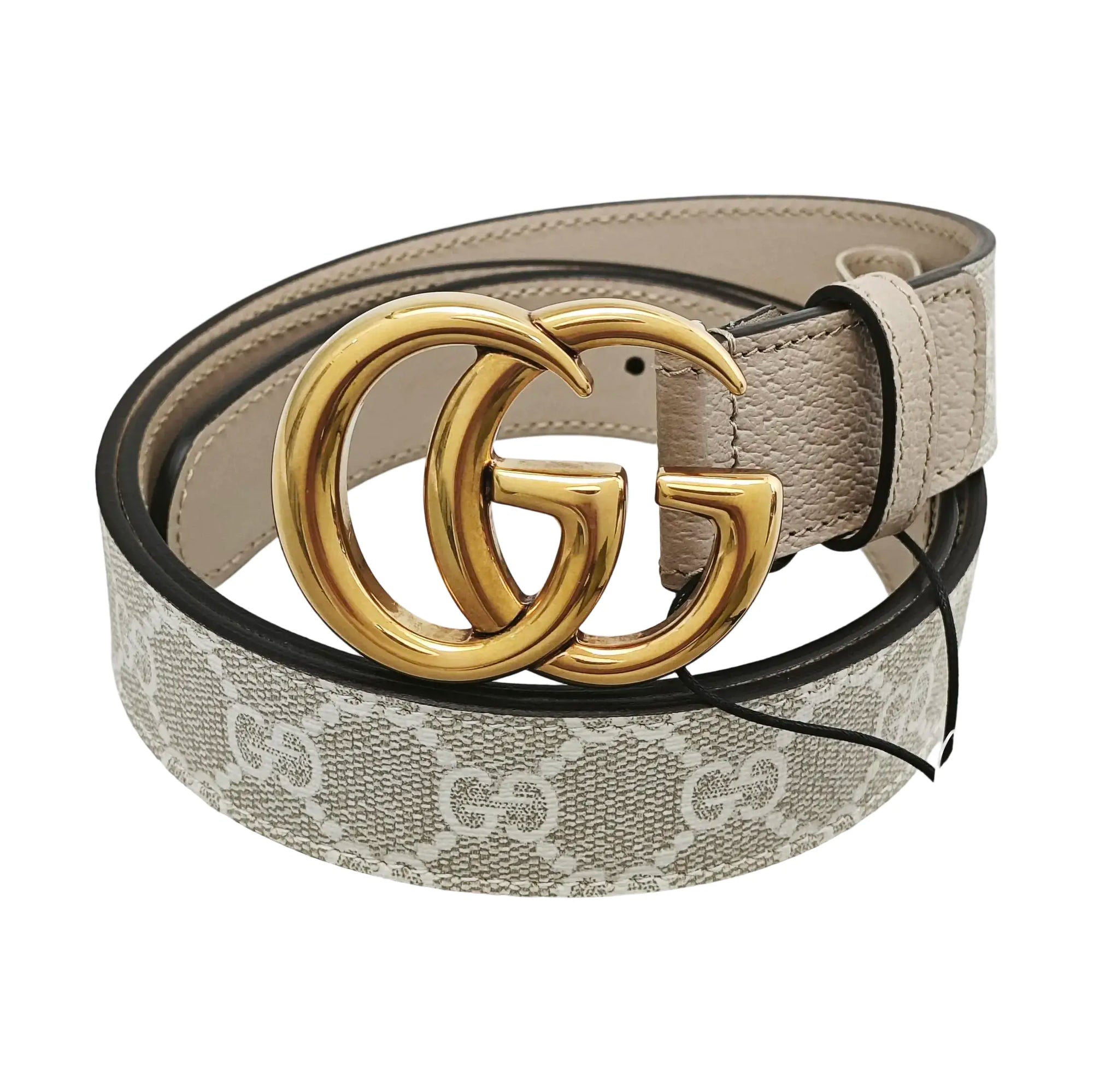 Coated Canvas Belt Gray