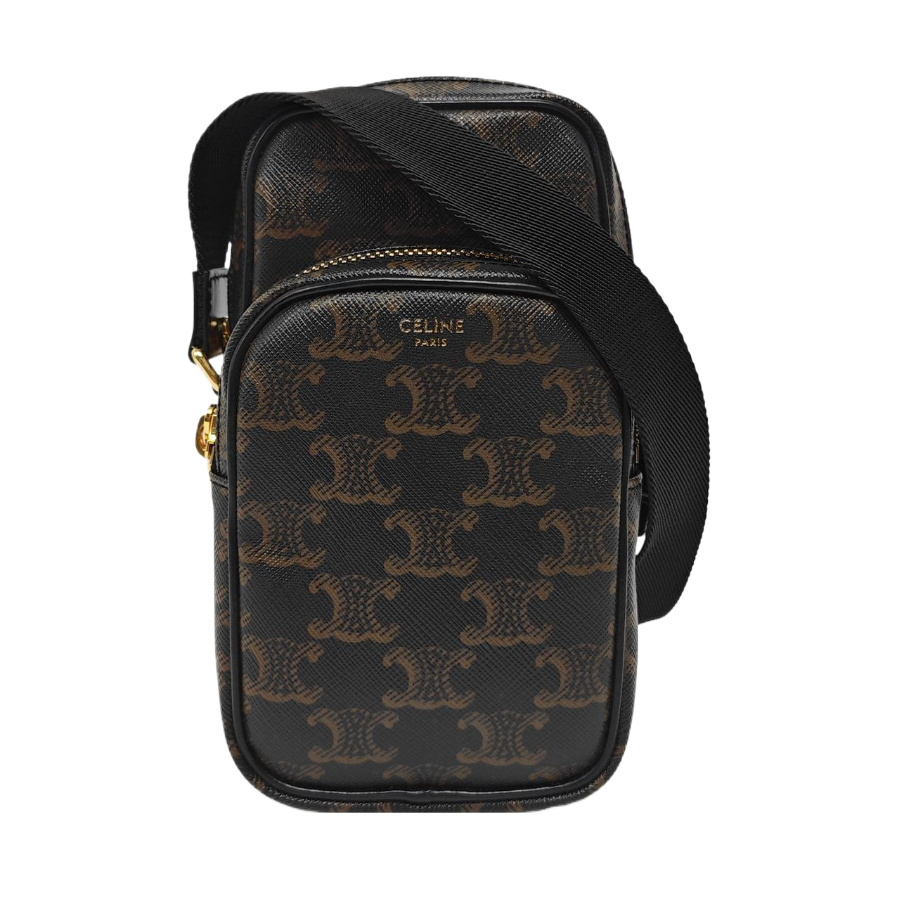 TRIOMPHE CANVAS Mini Coated Canvas Black