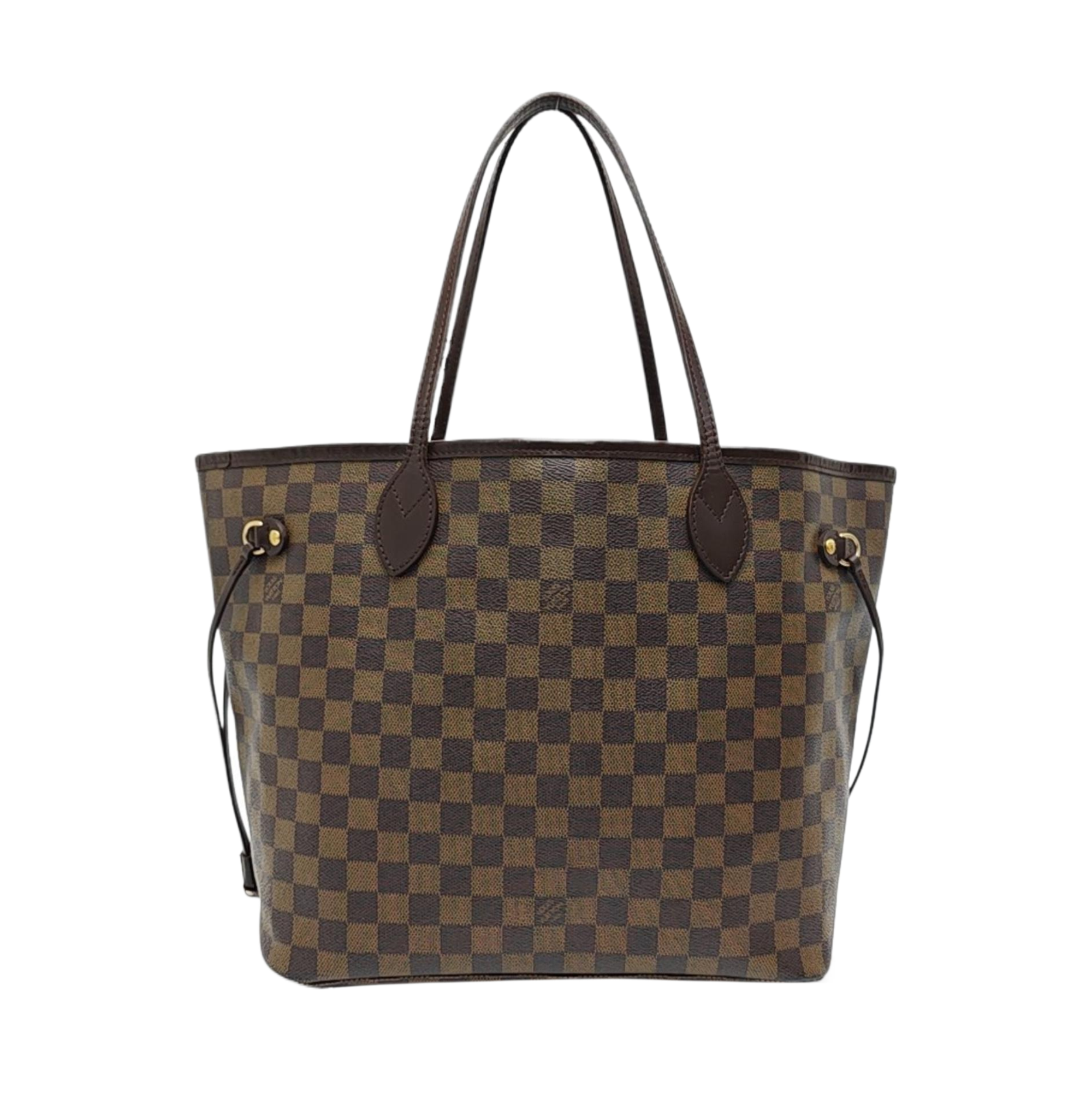 NEVERFULL MM Damier Ebene Coated Canvas Brown