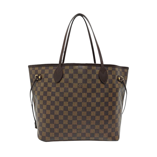 NEVERFULL MM Damier Ebene Coated Canvas Brown