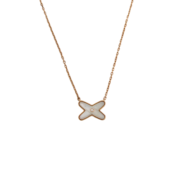 Jeux De Liens 18k Rose Gold Necklace
