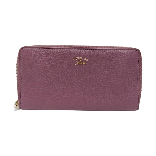 Bamboo 1947 Mini Calfskin Purple Wallet