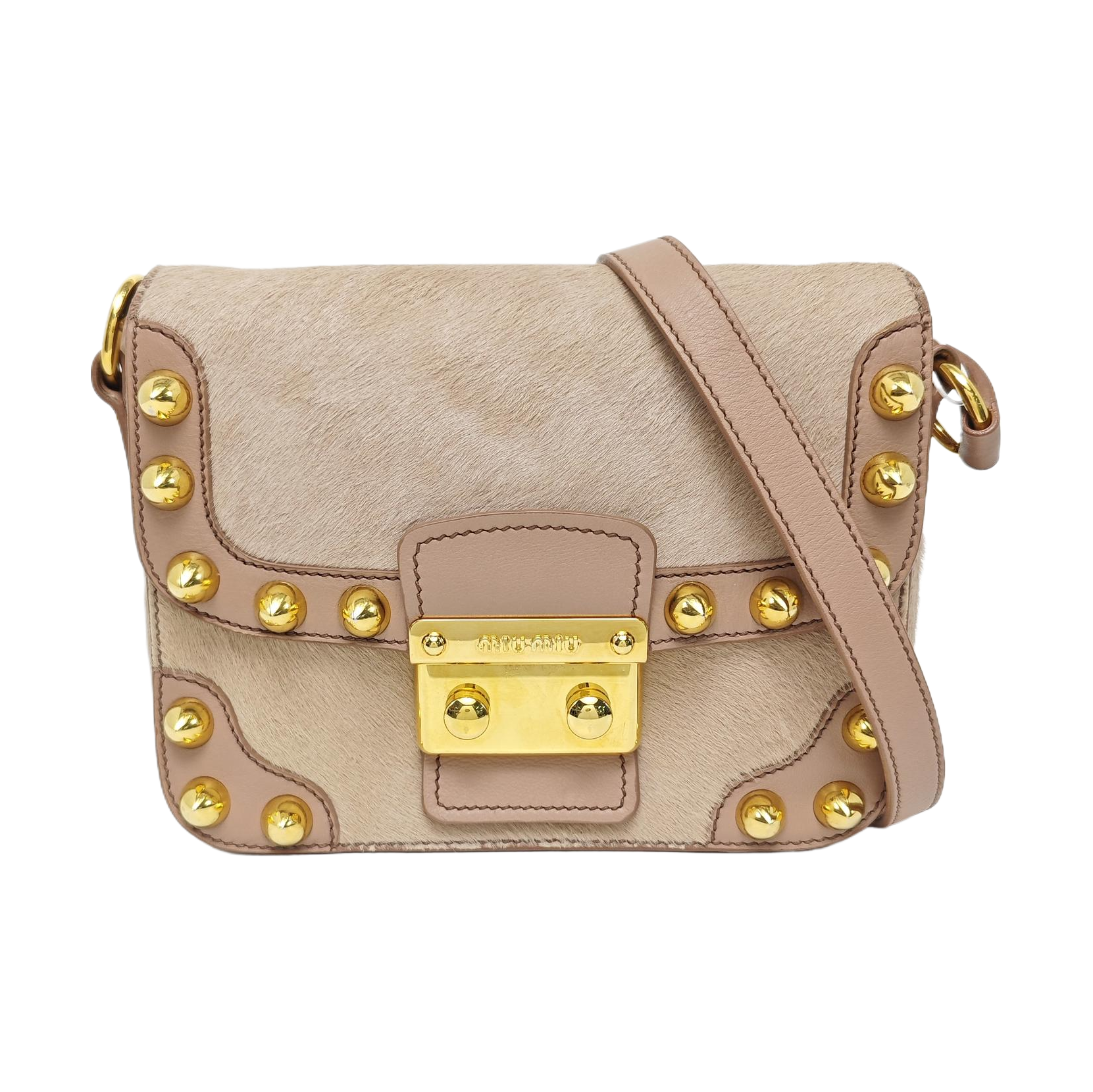 Fur Shoulder Bag Pink