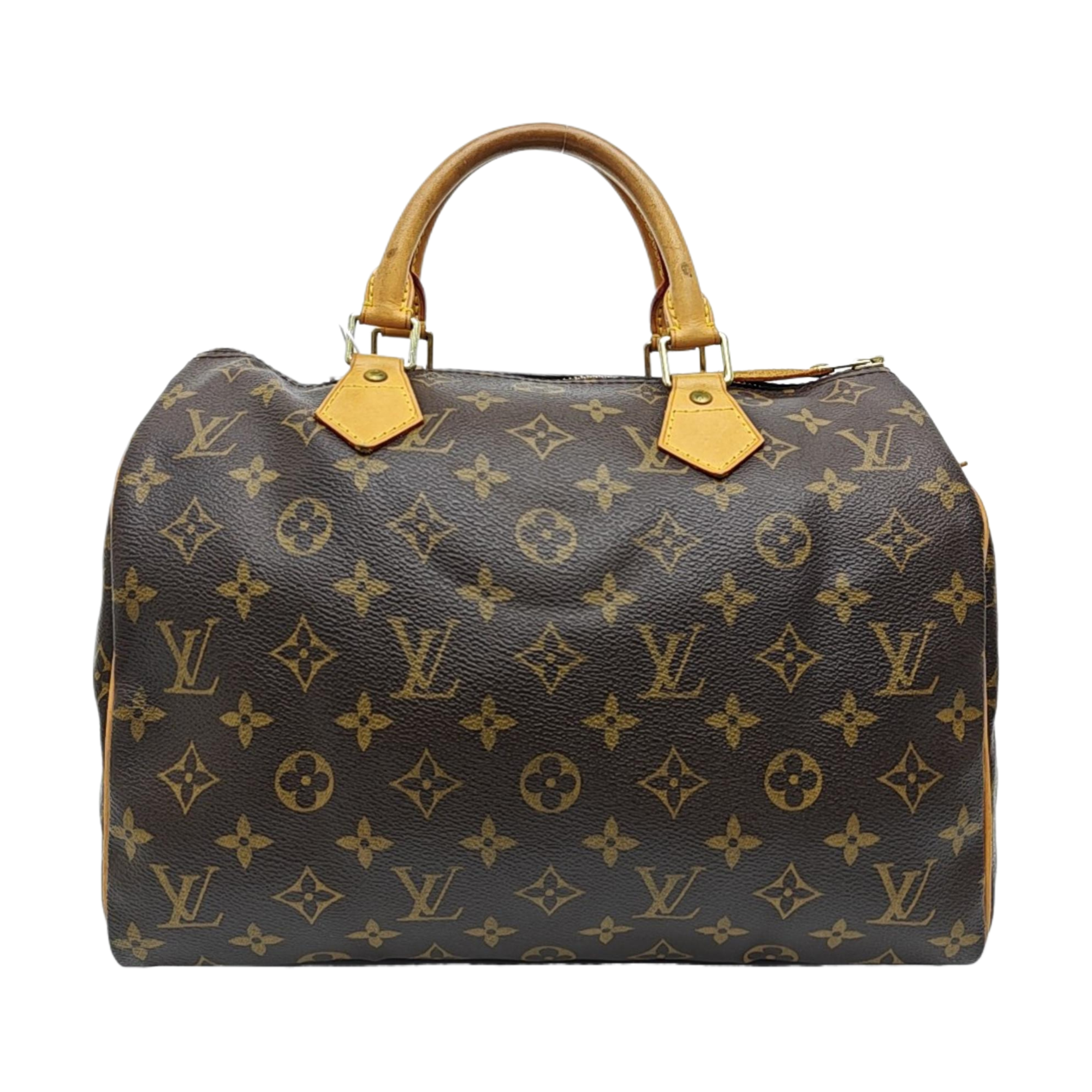 SPEEDY 30 Monogram Coated Canvas Brown