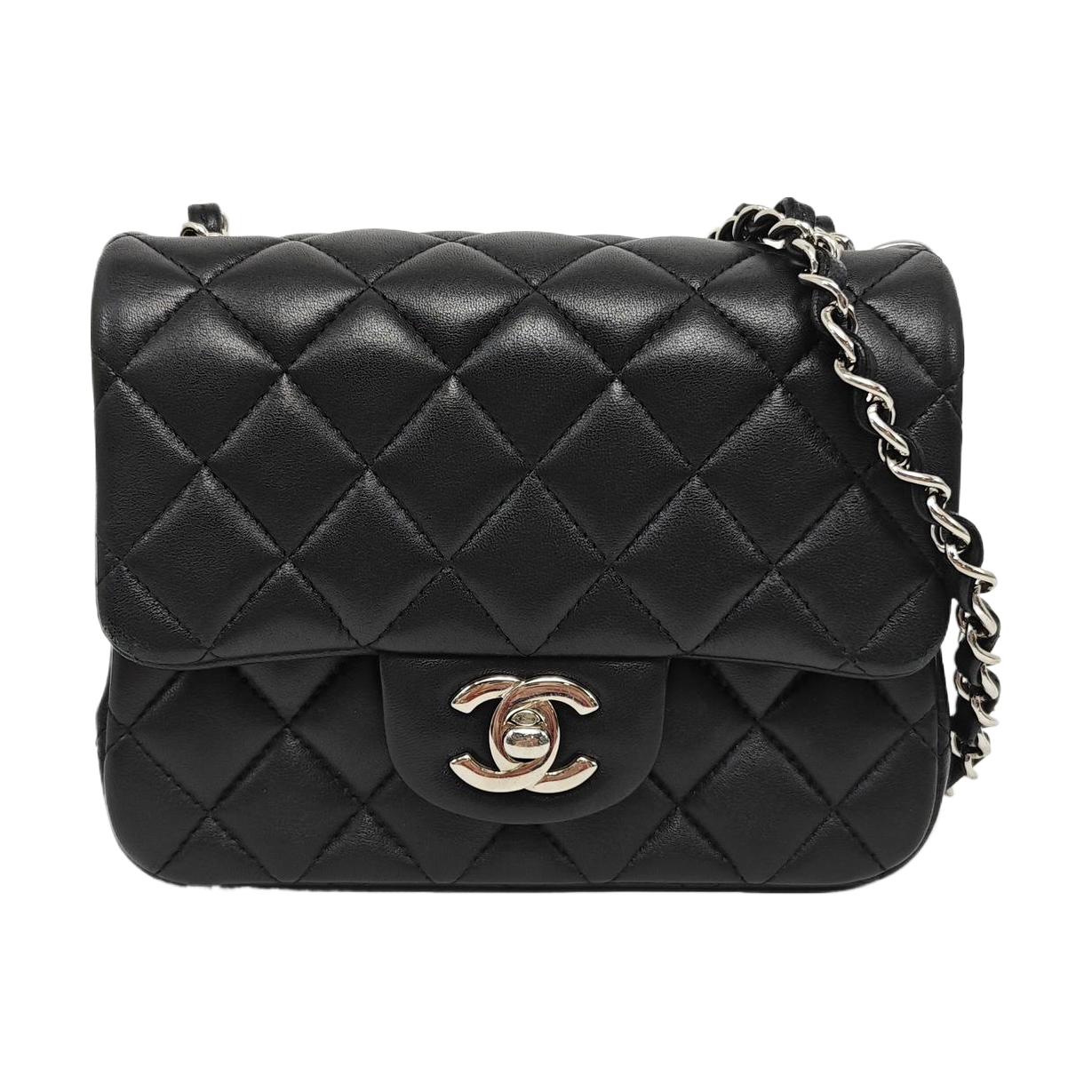 CLASSIC FLAP Mini Quilted Lambskin Black