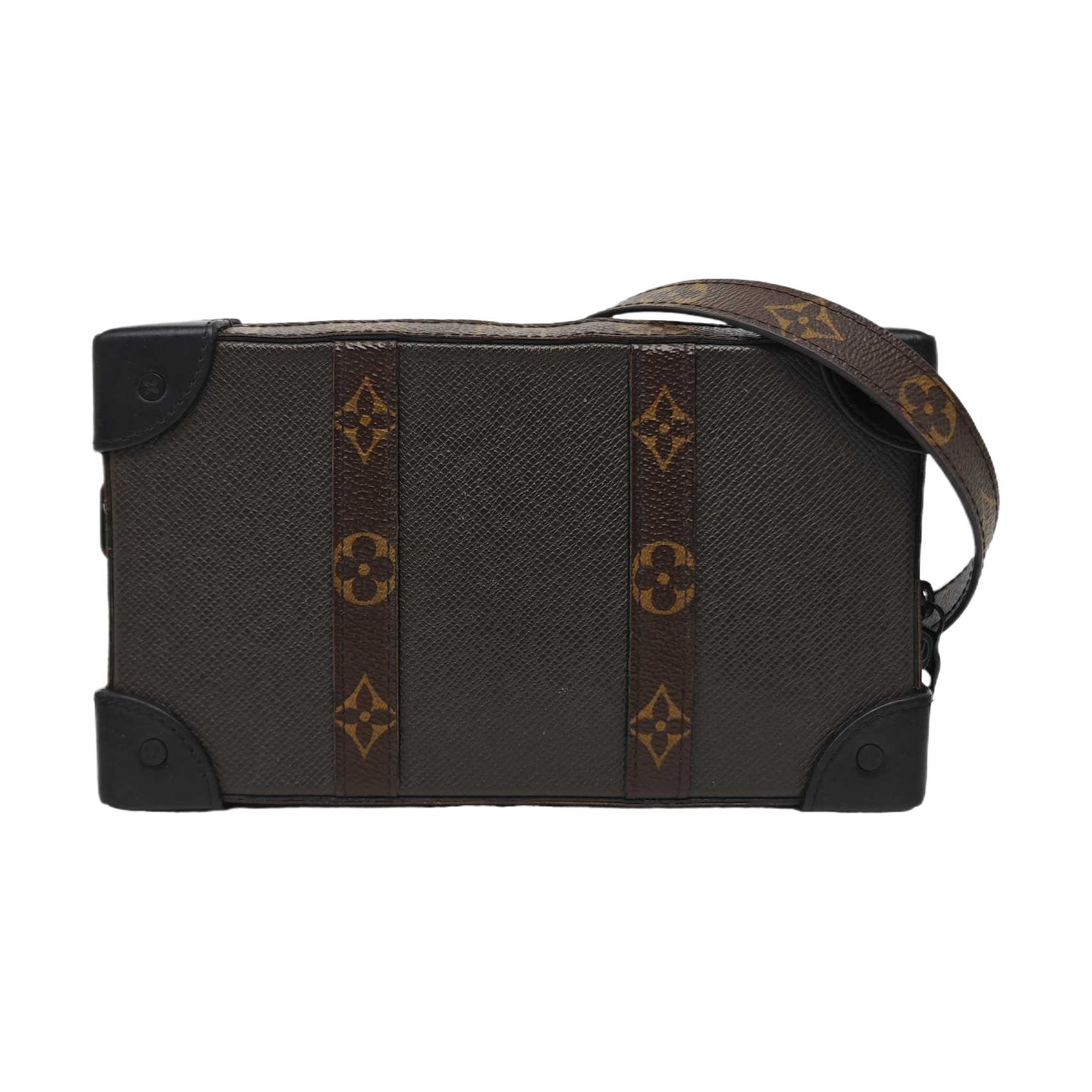 WALLET TRUNK Monogram Calfskin Gray