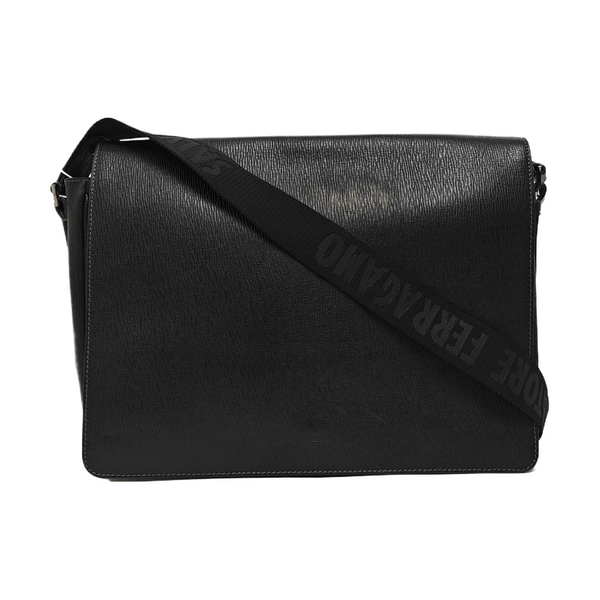 Calfskin Shoulder Bag Black