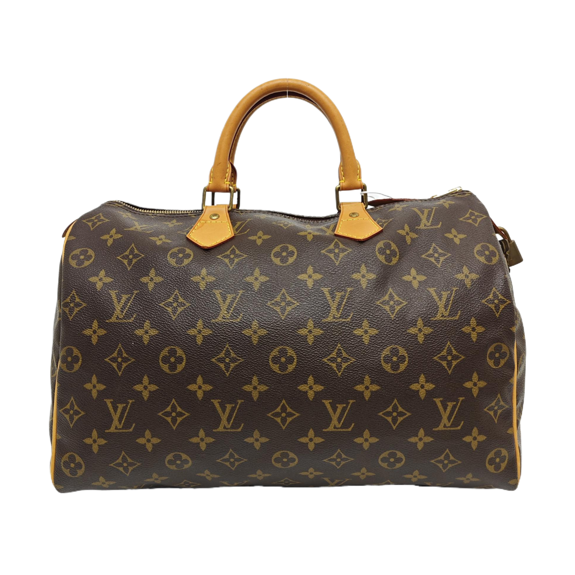 SPEEDY 35 Monogram Coated Canvas Brown