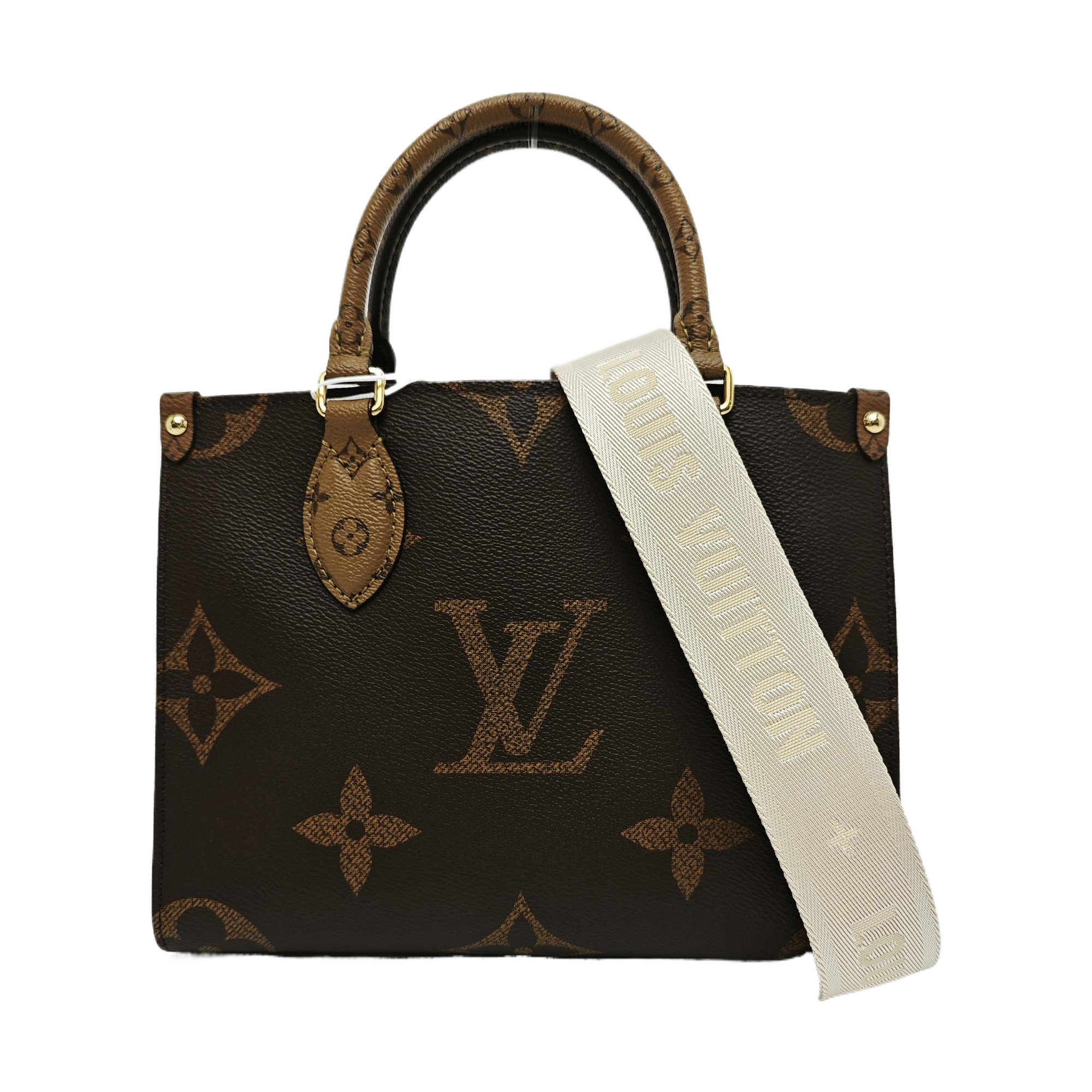 ONTHEGO PM Monogram Coated Canvas Brown