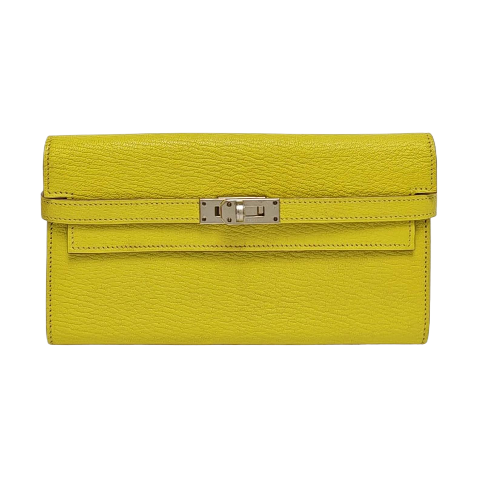 Kelly 19 Chèvre Mysore Yellow Wallet