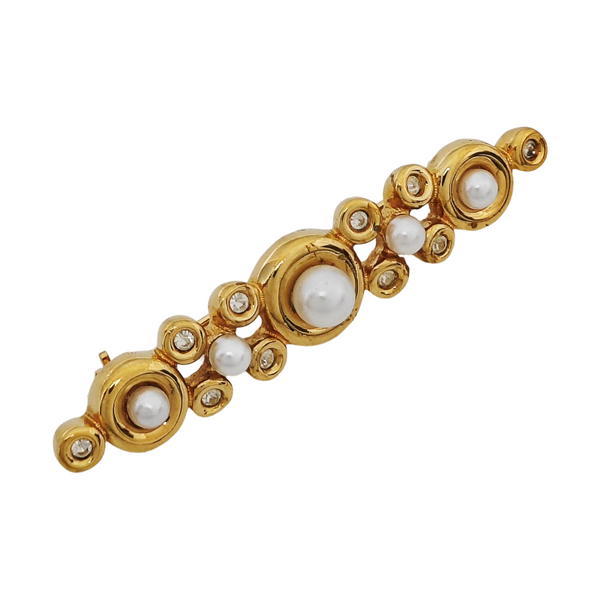 Metal Gold Brooch