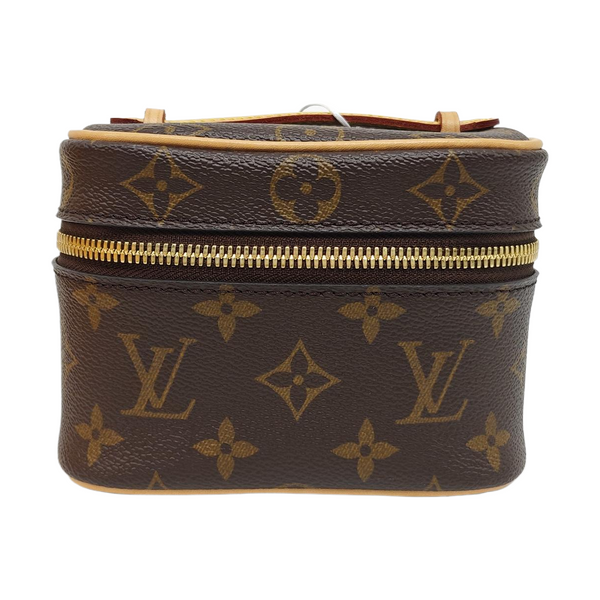 NICE Super Mini Monogram Coated Canvas Brown