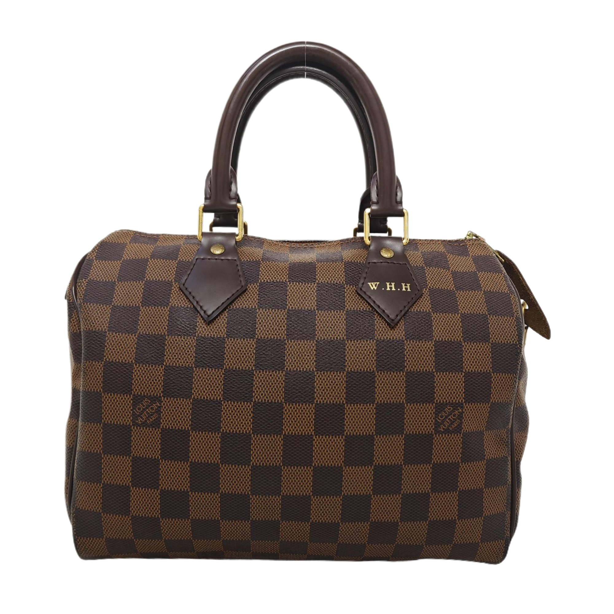 SPEEDY 25 Damier Ebene Coated Canvas Brown