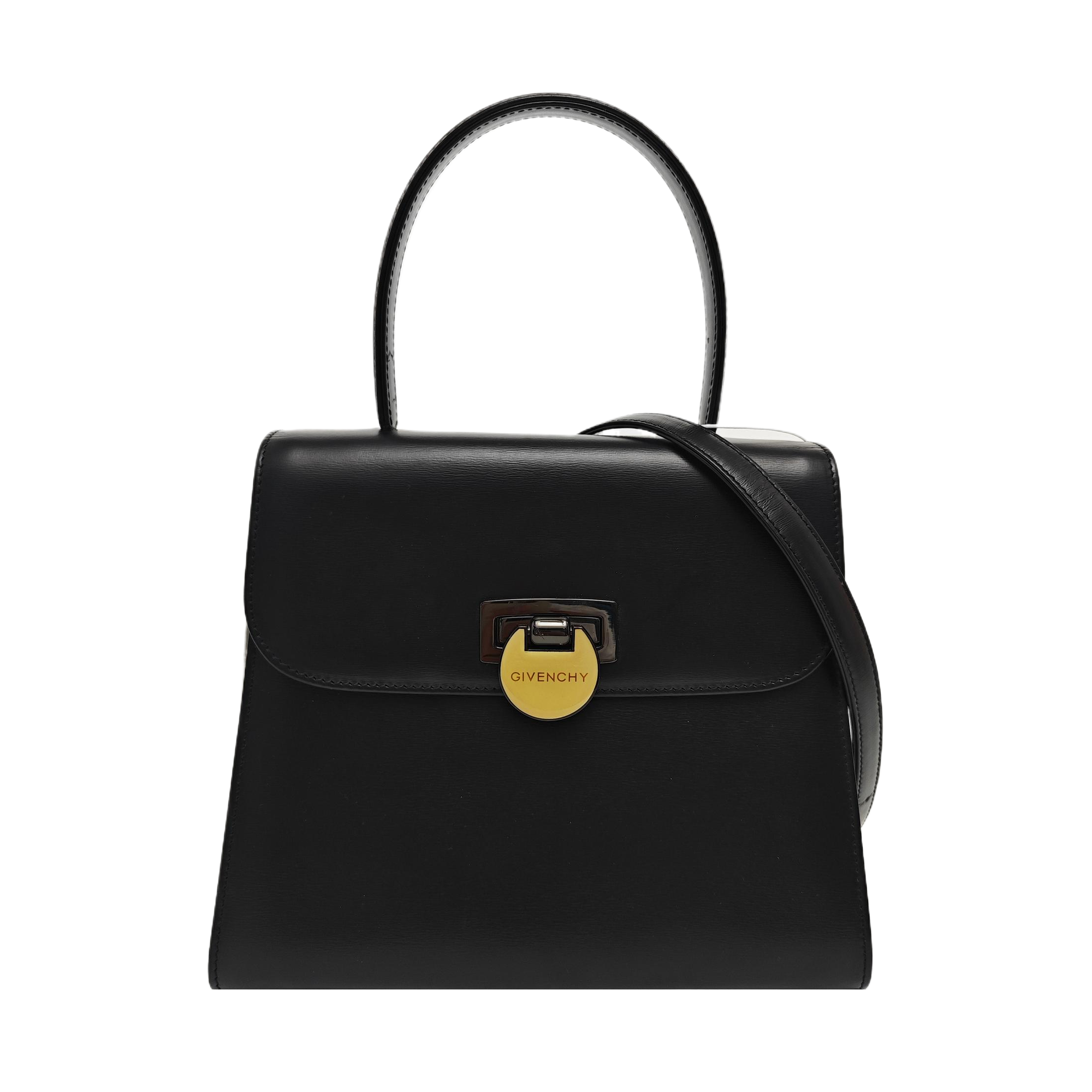 Calfskin Shoulder Bag Black