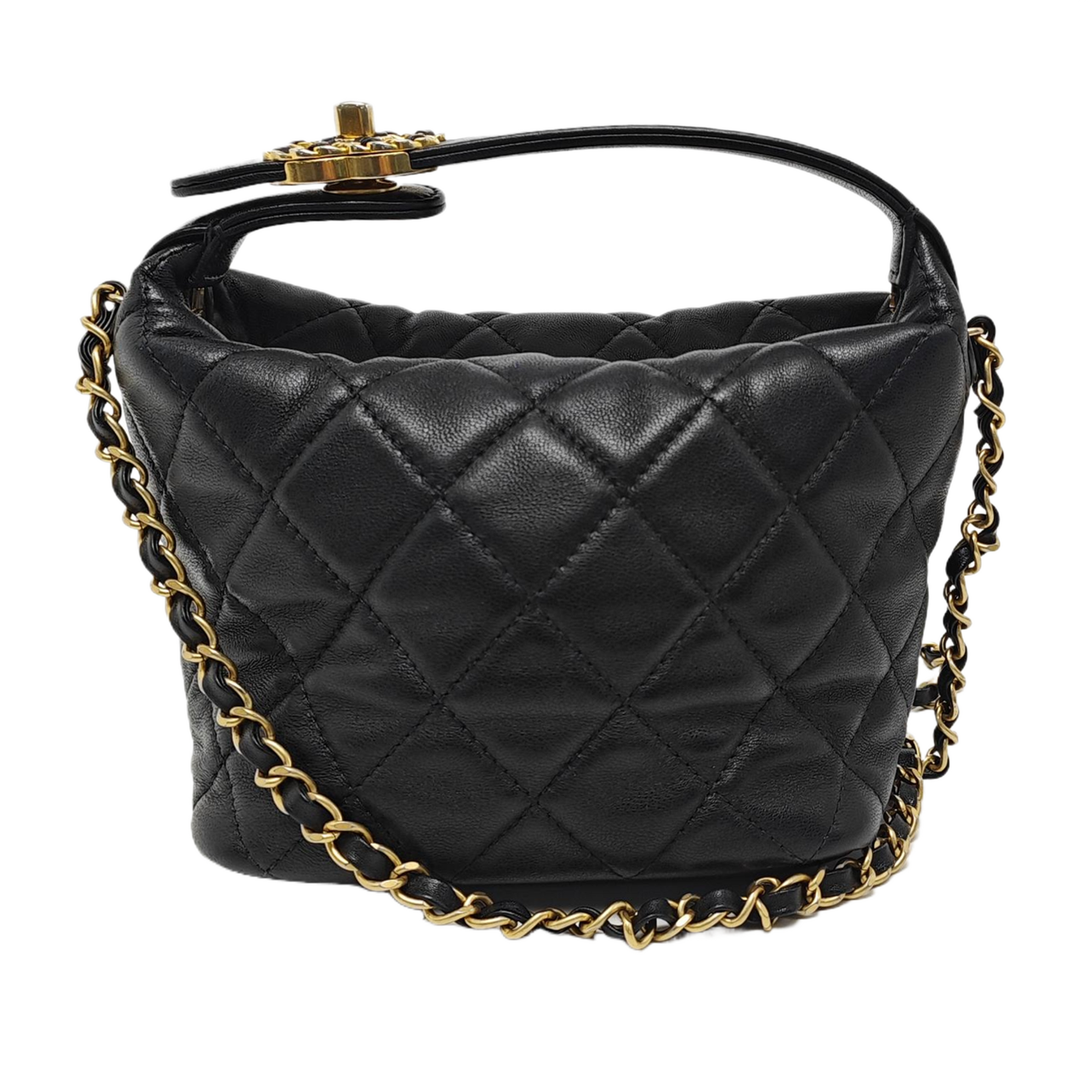 Quilted Lambskin Black