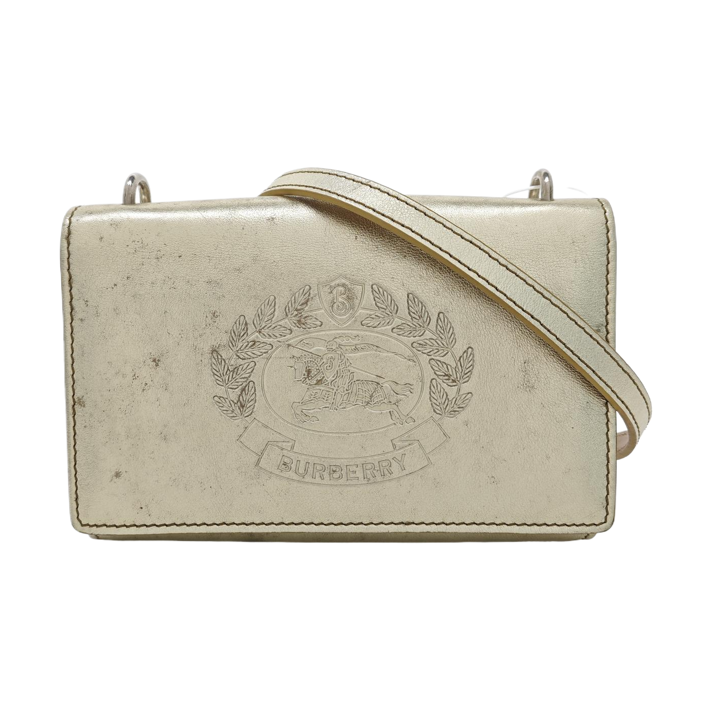 Calfskin Shoulder Bag Beige