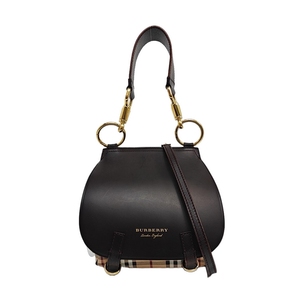 Calfskin Shoulder Bag Large Black