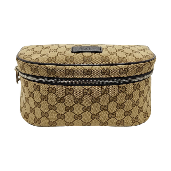 Monogram Canvas Belt Bag Beige