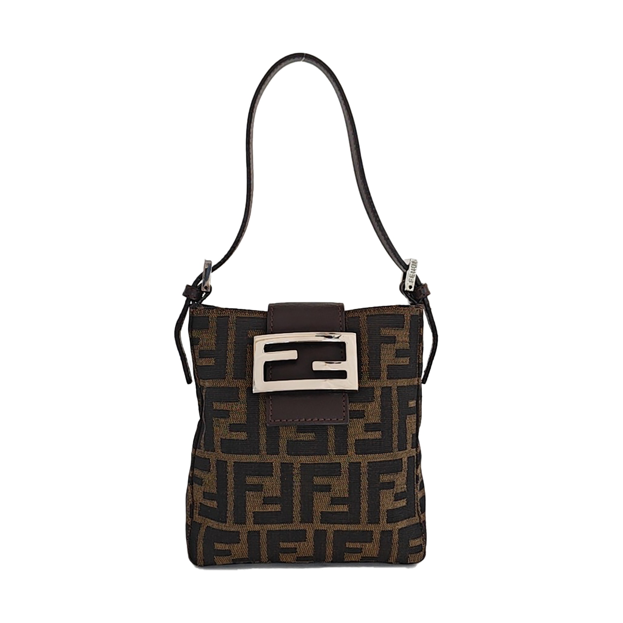 Canvas Top Handle Bag Brown