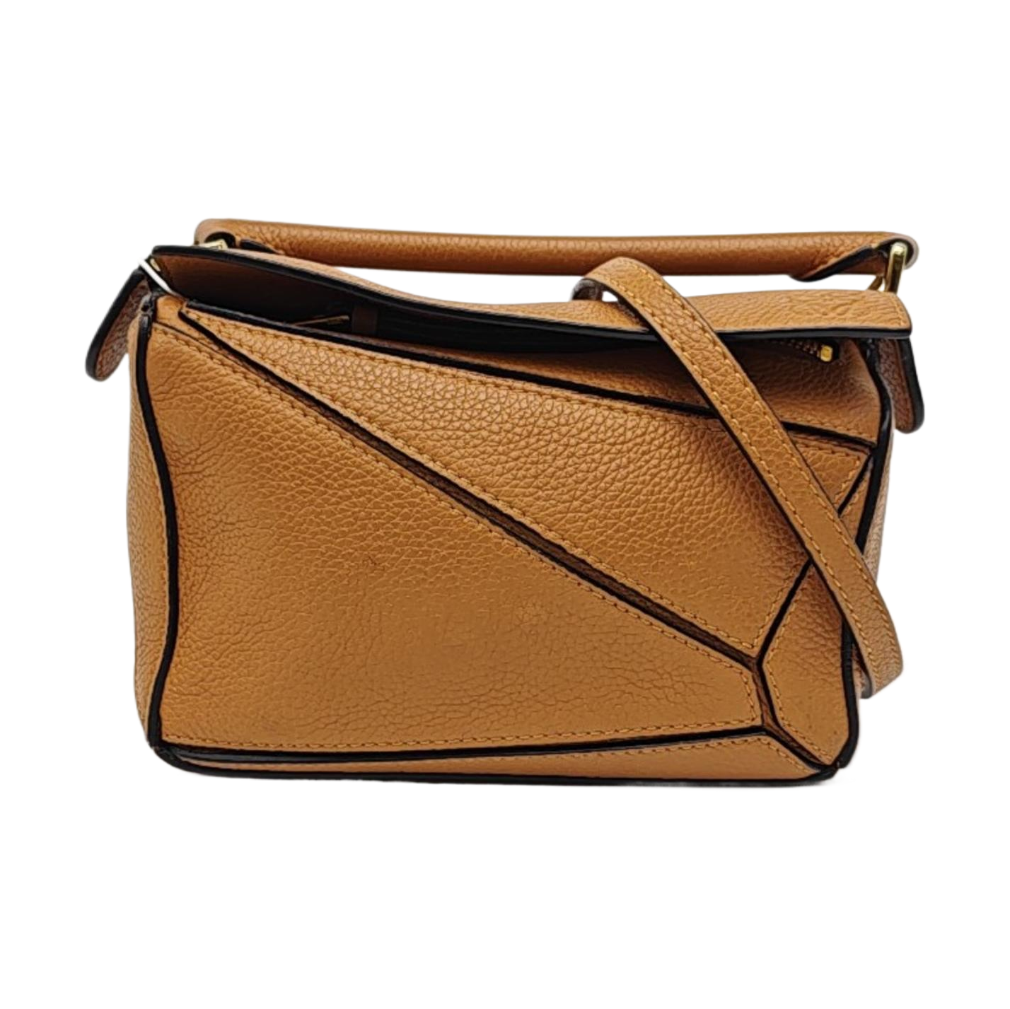 Puzzle Mini Calfskin Brown