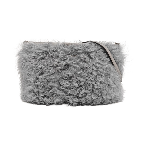 Fabric Shoulder Bag Blue